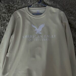 American Eagle Outfitters Cream Sweatshirt